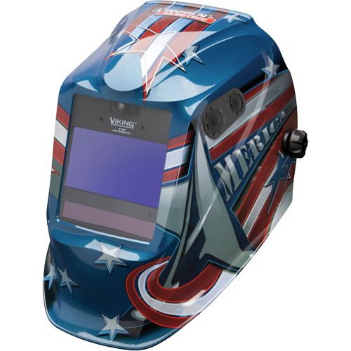 VIKING™ 2450 ADV Series All American Helmet, 3.82" L x 2.44" W View Area, 5 - 13 Shade Range