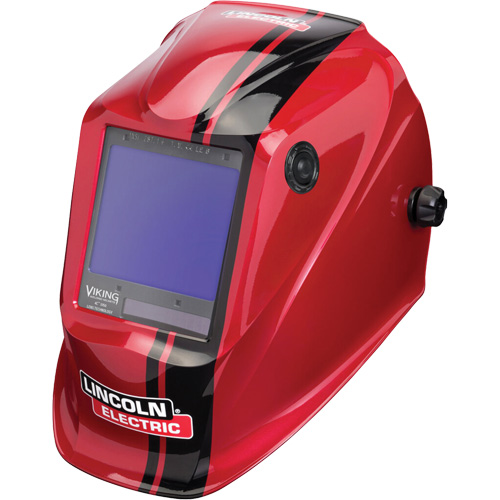 VIKING™ 3350 Code Red Welding Helmet, 3.74" L x 3.34" W View Area, 5 - 13 Shade Range