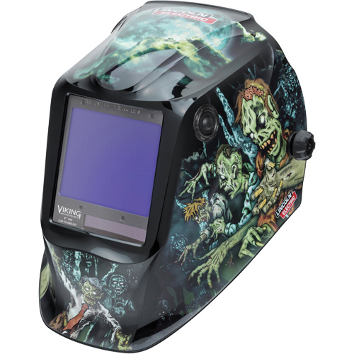 VIKING™ 3350 Zombie™ Welding Helmet, 3.74" L x 3.34" W View Area, 5 - 13 Shade Range