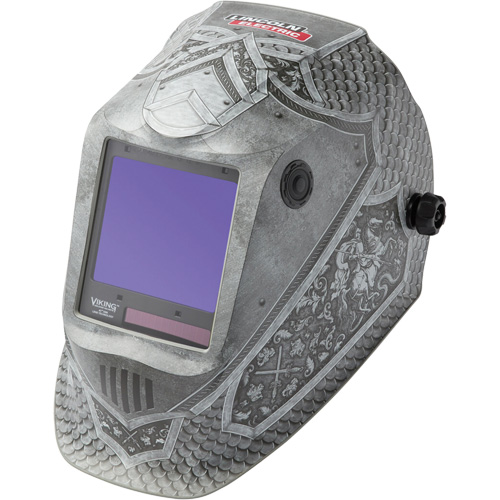 VIKING™ 3350 Medieval Welding Helmet, 3.74" L x 3.34" W View Area, 5 - 13 Shade Range