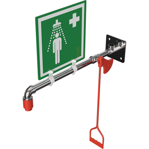 Drench Shower, Wall-Mount