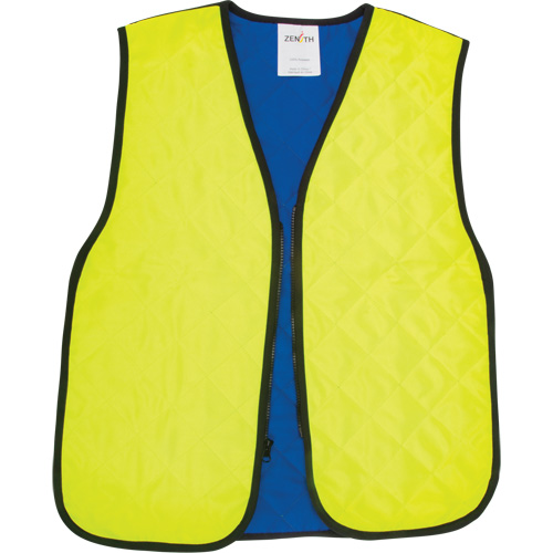 Evaporative Cooling Vest, Medium, High Visibility Lime-Yellow