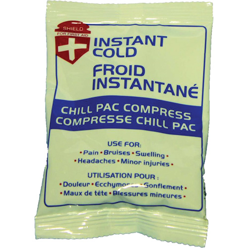 Instant Chill Pac Compress, Cold, Single Use, 4" x 6"