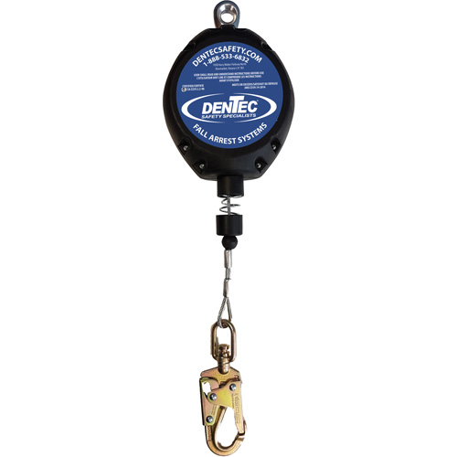 Cable Self Retracting Lanyard with Composite Housing, 20', Swivel
