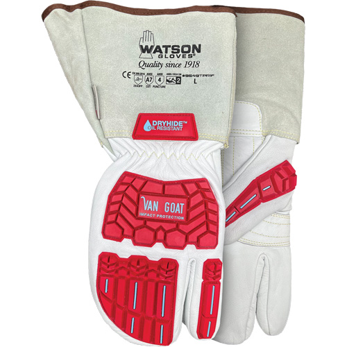 Van Goat 1-Finger Cut-Resistant Mitts, Size Medium, Goatskin Shell, ASTM ANSI Level A7
