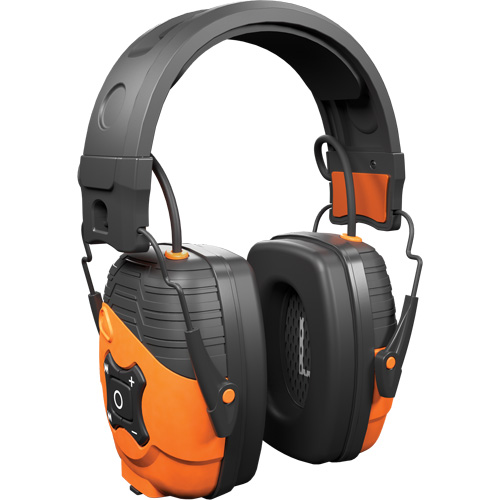Safety Orange Link 2.0 Bluetooth Earmuffs, Headband Style, 25 dB