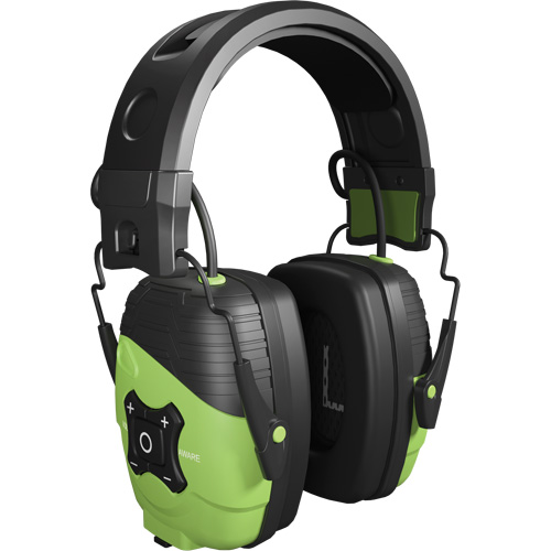 Safety Green Link Aware Bluetooth Earmuffs, Headband Style, 25 dB