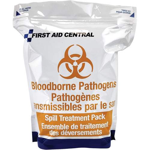 13-Piece Bloodborne Pathogens Refill Pack for Emergency Response First Aid Kit