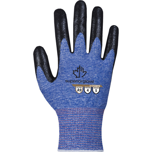 Extreme-Cut Gloves, Size 6, 13 Gauge, Foam Nitrile Coated, TenActiv™ Shell, ASTM ANSI Level A9