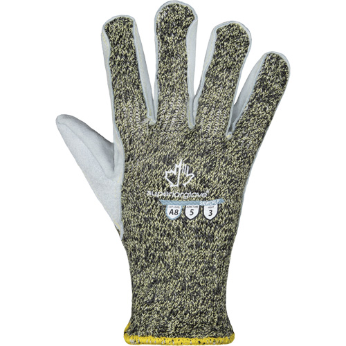 ParaActiv™ SKWCPLP Heat Protection Gloves with Leather Palms, Size Medium, 7 Gauge, ParaActiv™ Shell, ASTM ANSI Level A8
