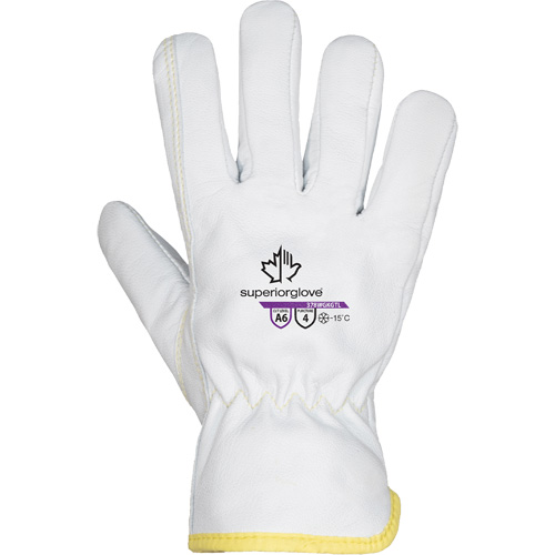 Endura 378WGKGTL Cut-Resistant Gloves, Size X-Small, Goatskin/Thinsulate™/TenActiv™ Shell, ASTM ANSI Level A6