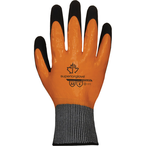 Dexterity S18TALNPN Cold-Rated Cut-Resistant Gloves, Size 7, 18 Gauge, Nitrile Coated, TenActiv™ Shell, ASTM ANSI Level A8