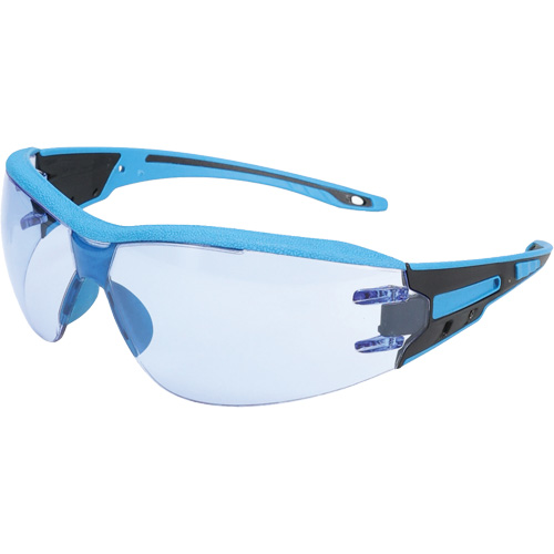 Captain™ Metal Detectable Rimless Safety Glasses, Light Blue Lens, Anti-Fog/Anti-Scratch, ANSI Z87+/Meets/Exceeds CSA Z94.3