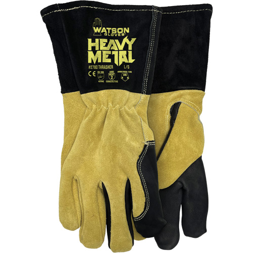 2780 Thrasher MIG/Stick Welding Gloves, Split Cowhide, Size Small