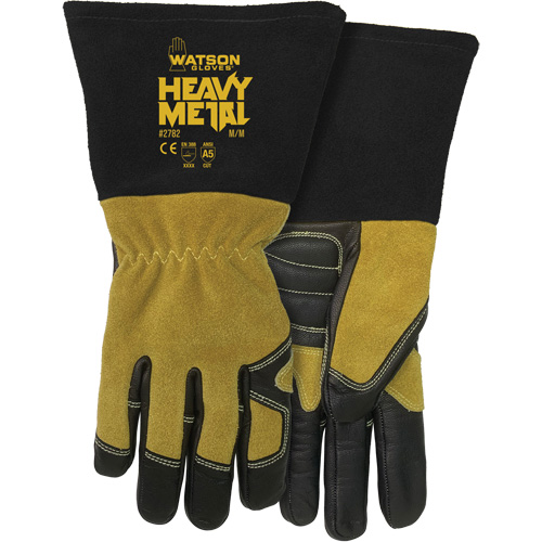 2782 Woman’s Fired Up MIG/Stick Welding Gloves, Grain Cowhide, Size Small