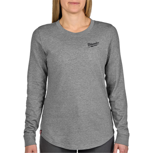 FREEFLEX™ Long-Sleeve Hybrid T-Shirt, Women's, Small, Grey