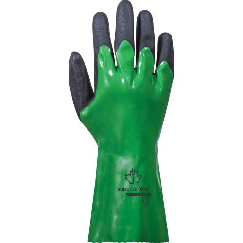 SolvStop™ Chemical-Resistant Gloves, Size 10, 12" L, PVC