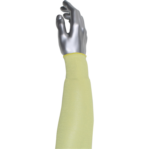 Kut Gard Single-Ply Cut-Resistant Sleeve, Aramid/ATA, 14", ASTM ANSI Level A4, Yellow