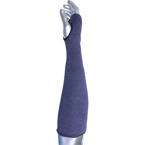 Kut Gard ECO Series™ 2-Ply ASP Sleeve with Thumb Hole, Aramid, 14", ASTM ANSI Level A3, Purple