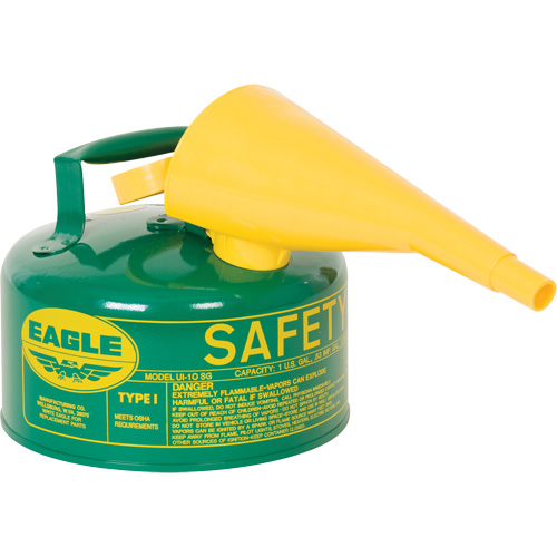 Safety Can for Combustibles with Funnel