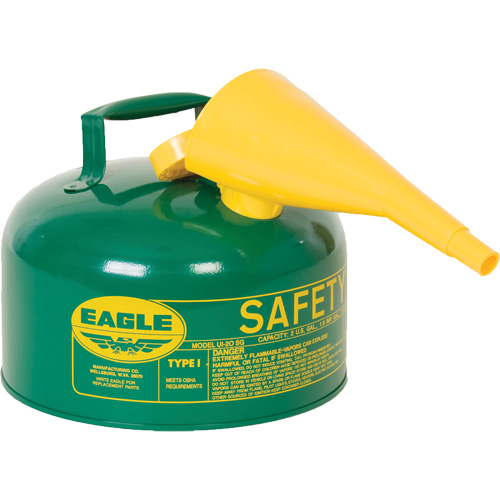 Safety Can for Combustibles with Funnel