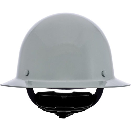 Skullgard Full Brim Hard Hat, Ratchet Suspension, Grey