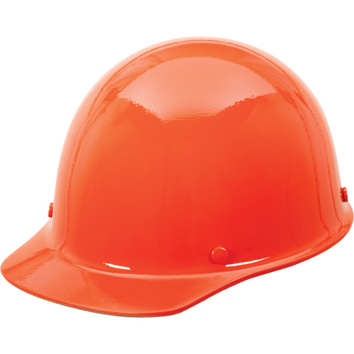 Skullgard Full Brim Hard Hat, Ratchet Suspension, Orange