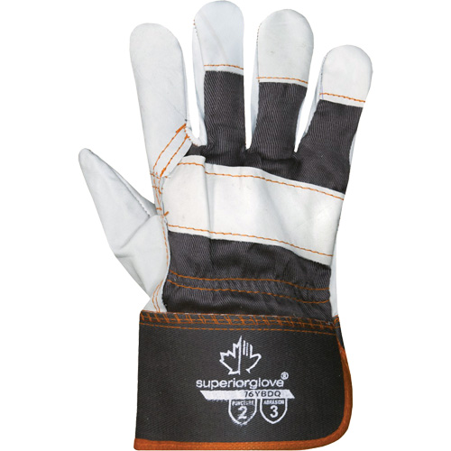 Endura<sup>®</sup> Sweat-Absorbing Gloves, X-Large, Grain Cowhide Palm, Cotton Inner Lining