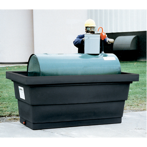 Poly-Tank® Containment Unit 275™ With Drain, 82.3" L x 45" W x 35.3" H, 275 US gal. Capacity