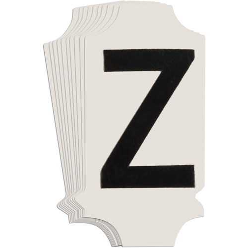 Quick-Align® Individual Gothic Number & Letter Labels, Z, 1" H, Black