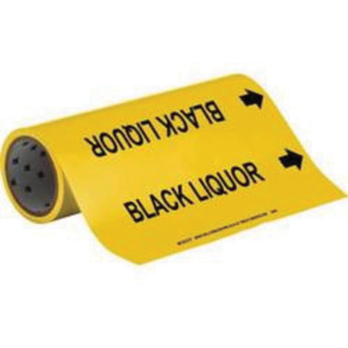 Individual Number and Letter Labels, 3, 3" H, Black on Yellow
