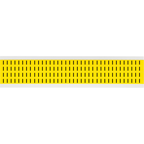 Repositionable Individual Number and Letter Labels, I, 1/4" H, Black on Yellow