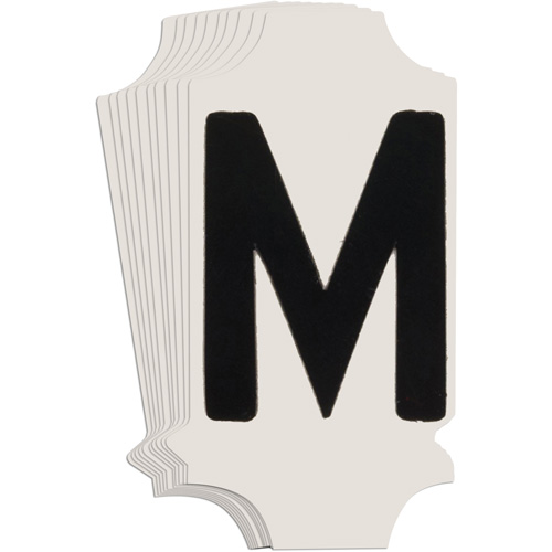Quick-Align® Individual Gothic Number & Letter Labels, M, 1" H, Black