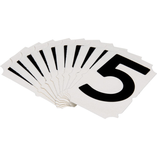 Quick-Align® Individual Gothic Number and Letter Labels, 5, 2" H, Black