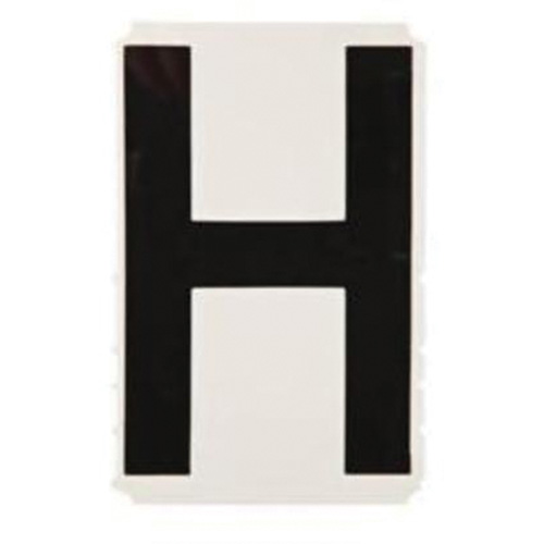 Quick-Align®Individual Gothic Number and Letter Labels, H, 2" H, Black