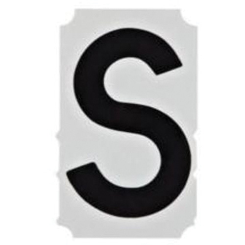 Quick-Align® Individual Gothic Number & Letter Labels, S, 2" H, Black