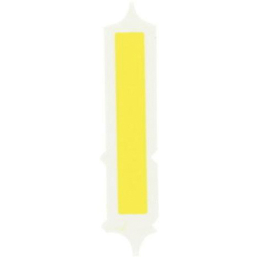 Quick-Align®Individual Gothic Number and Letter Labels, I, 2" H, Yellow