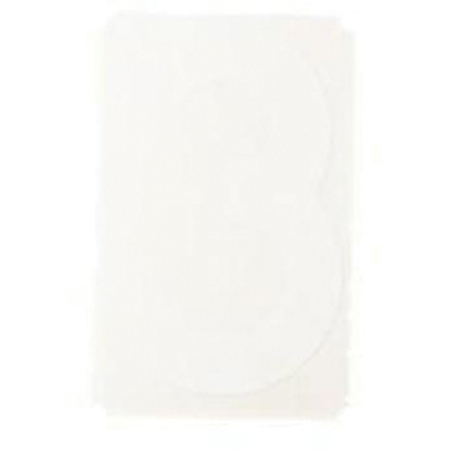 Quick-Align® Individual Gothic Number and Letter Labels, 3, 2" H, White