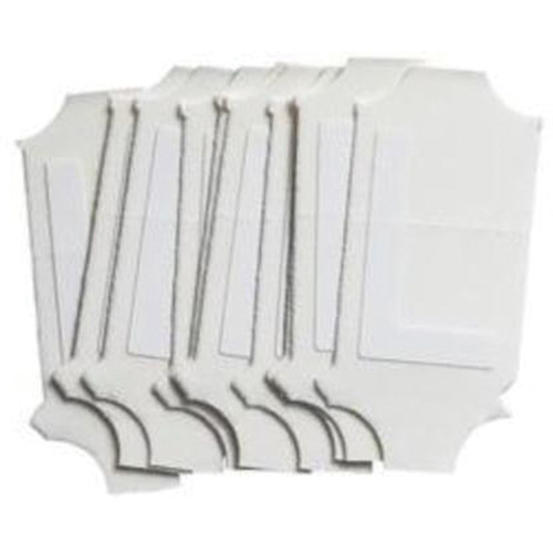 Quick-Align®Individual Gothic Number and Letter Labels, L, 2" H, White
