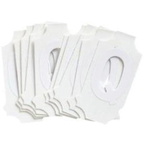 Quick-Align® Individual Gothic Number & Letter Labels, Q, 2" H, White