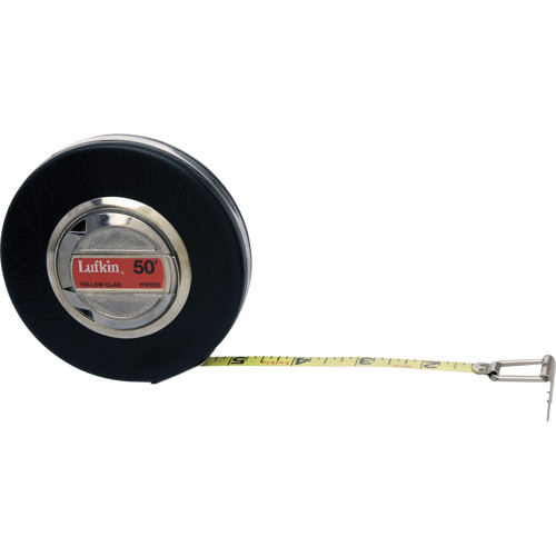 Banner Engineer's Yellow Clad Tape Measure, 3/8" x 50'