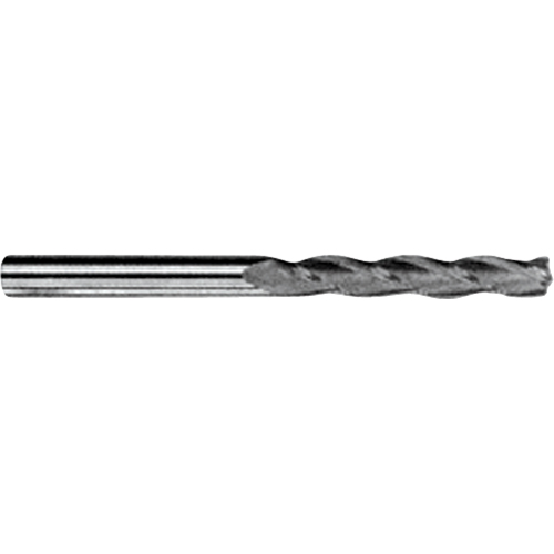 Ball End Long Series End Mill, 1/8" Dia., 2 Flutes, Carbide