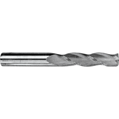 Extra Long Series End Mill, 7/16" Dia., 2 Flutes, Carbide