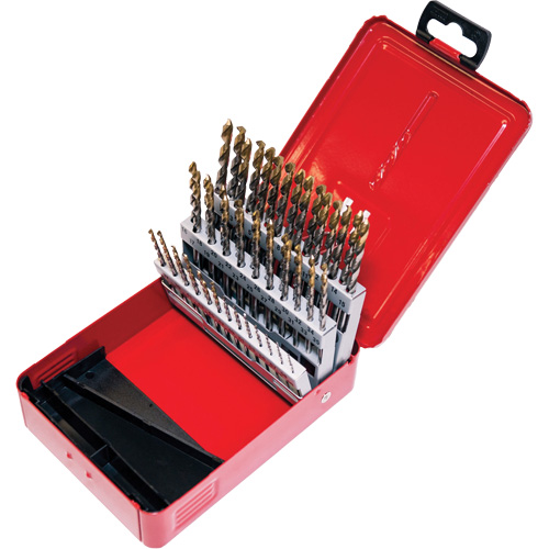 Jobber Drill Set, 60 Pieces, High Speed Steel