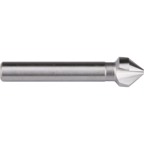 Straight Shank Countersink, 6.3 mm, High Speed Steel, 82° Angle, 3 Flutes