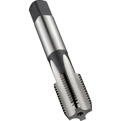 Medium Hook Pipe Tap, 1/8"-28, 4 Flutes, 2.3" L, High Speed Steel