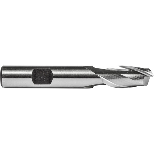 C601 End Mill, 3/16" Dia., 2 Flutes, High Speed Steel