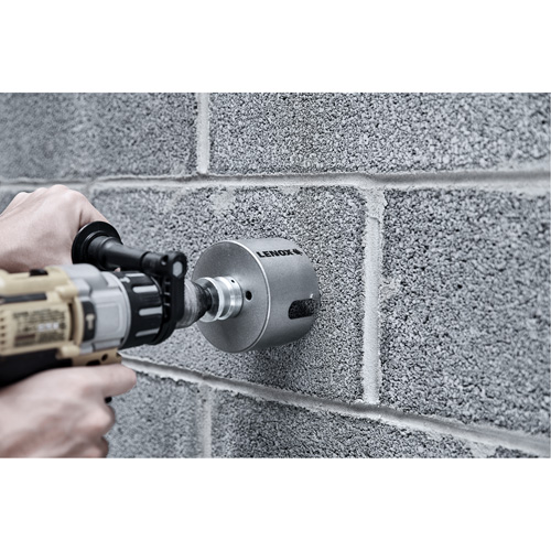 Multi-Materials Hole Saw, 4", 3" Depth of Cut, Carbide -  - TCT454
