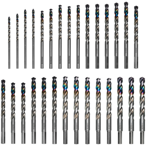 Metal Demon™ Drill Bit Set for Mild, Hardened and Stainless Steels, 29 Pieces