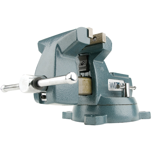 Mechanic's Vises, 4" Jaw Width, 3-7/16" Throat Depth